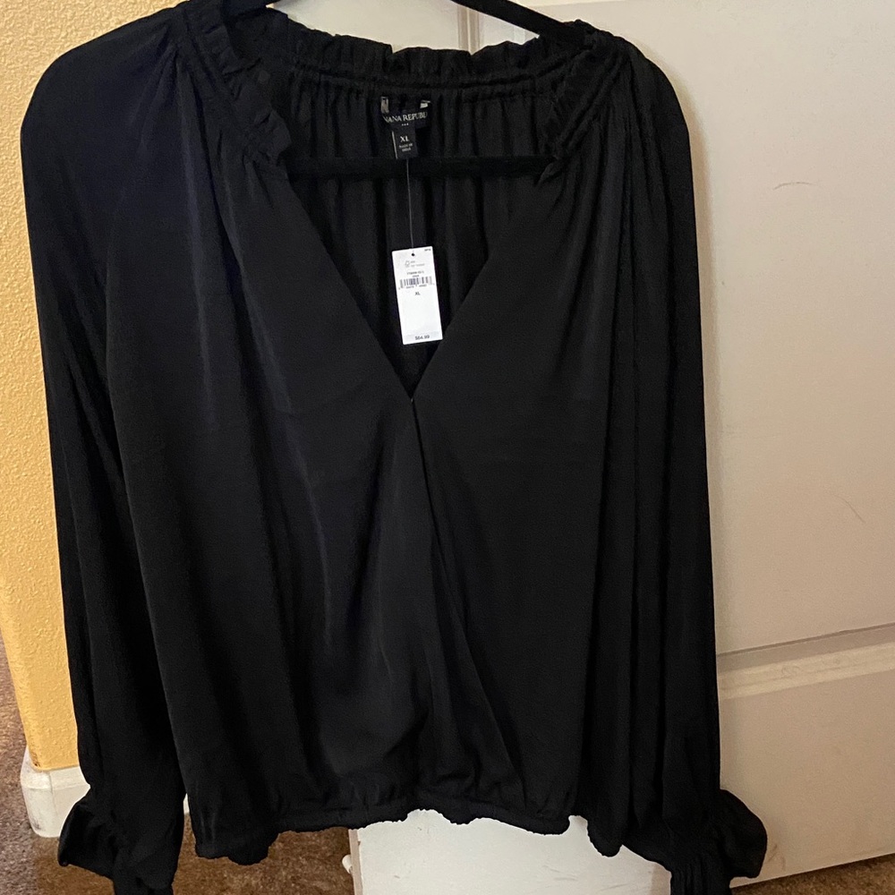 Banana Republic Black Blouse